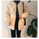 Fashion Casual Windbreaker Loose Cotton Coats Long Sleeve Outerwear