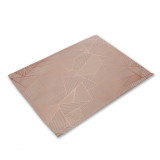 1Pcs Breif Cotton Linen Table Mats Pattern