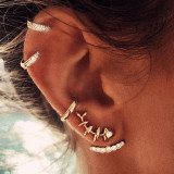 Vintage Tribal Ethnic Geometric Drop Dangle Hoop Earrings Set