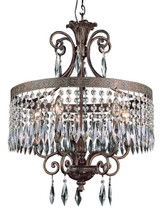 Crowned Crystal 5 Light Chandelier