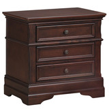 3 Drawers Storage Night Stand End Beside Table