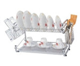 22-Inch Double Tier Dish Rack-Chrome 22-Inch Double Tier Dish Rack-Chrome
