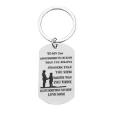 Personalized Calendar Keychain Hand Carved Calendar Highlighted with Heart Date Keyring Stainless Steel Private Custom Brelok