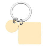 Personalized Calendar Keychain Hand Carved Calendar Highlighted with Heart Date Keyring Stainless Steel Private Custom Brelok