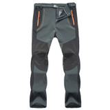 Men Women Hiking Pants Outdoor Softshell Trousers Waterproof Windproof Thermal