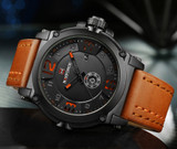Mens Watches Naviforce Militray Sport Quartz Men Watch Leather Waterproof Male Wristwatches Relogio Masculino