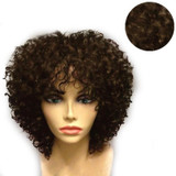 Short Curly Wigs Fluffy Afro Full Synthetic Wig Curly Hair Wigs