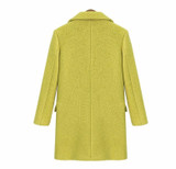 Wool Coats Double Breasted Trench Medium Long Thicken Outwear Plus Cotton Woolen Overcoats