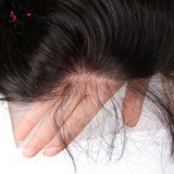 360 Lace Frontal Closure Pre Plucked With Baby Hair Brazilian Silky Straight Lace Frontal 360