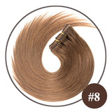 Remy Hair 120G #60 Blonde 16inch-22inch Natural Straight Clip In Human Hair Extensions