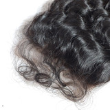 Unprocessed brazilian Virgin Hair Lace Closure Deep Wave Natural Color Human Hair 4x4 Free Part With baby Hair 150%