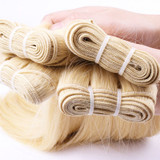 613 Blonde Bundle Virgin Straight Brazilian Hair