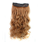 5Pcs Clip Hair Synthetic Hair Extension Curly Heat Resistant Hair
