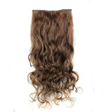 5Pcs Clip Hair Synthetic Hair Extension Curly Heat Resistant Hair