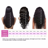 Malaysian Loose Wave Hair Bundle, 1 Piece 100% Human Hair Weave, Non-Remy Hair Natural Color