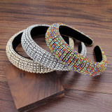 Luxury Rhinestone diamond detail headband hair band Luxury Rhinestone diamond detail headband hair band