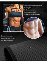 Lose belly fat Waist trainer thigh slimming sauna belt