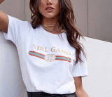 Girl gang retro fit fashion tshirt