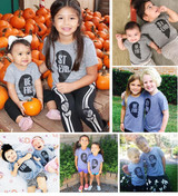 Kids Best friends BFF heart matching tshirt