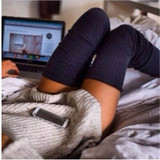 Warm knitted thigh high over the knee socks Warm knitted thigh high over the knee socks