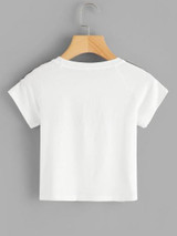 Written and directed by Quentin Tarantino crop tshirt top