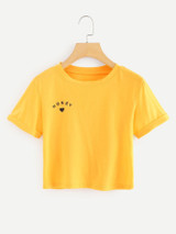 Honey crop tshirt