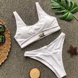 “Deep Dive” leopard cutout 2 piece swimsuit
