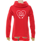 Dog mom oversize turtle neck sweater
