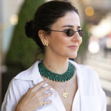 Iconic eyewear Classic round small vintage sunglasses
