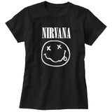 Nirvana printed text tshirt