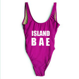 Island bae monokini one piece bikini swimsuit
