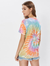 Saved by the bell tie dye retro tshirt
