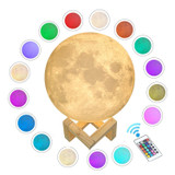 ACED 3D Printing 4.7Inch Moon Light Lamp Baby Night Light, Dimmable Color Changing, Touch Battery Operated LED Moonlight Lamps for Bedrooms, Father's