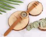 Unique Boho Style Bracelet Square Face Wooden Watch