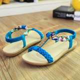Bohemia Sandals Summer Flat Sandals Fashion Slip  Shoes