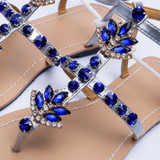 Bohemia diamond sandals  shining rhinestones shoes