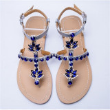 Bohemia diamond sandals  shining rhinestones shoes