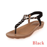 Litthing Women Sandals 2019 New Flats Sandals Women Summer Women Shoe Bohemia Style Flip Flop Beach Shoes Women Beach Slipper
