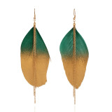 Bohemian Ethnic Long Statement Colorful Tassel Drop Earrings