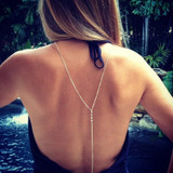 Simple imitation necklace back chain