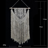 Bohemian Hand Knotted Macrame Wall Art tapestry