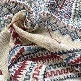 Geometric Print Warm Scarf