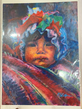 “Baby Swaddled in Color”