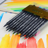 STA™ Aquarelle Dual Tip Coloring Brush Set