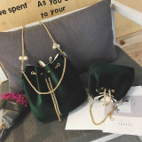 Velvet Bucket Bag - 4 Colors