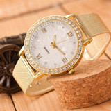 Quartz Wrist Watch With Roman Numerals
