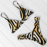 OMKAGI Bikini Micro Swimwear Women Leopard High Cut Swimming Bathing Suit Biquini Set Sexy Swimsuit Femme Brazilian Bikini 2020