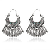 Boho Chandelier Dangle Tassel Earrings