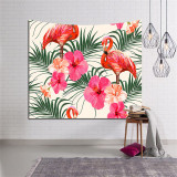 Flamingo Hippie Fashion Home Decor Wall Tapestry