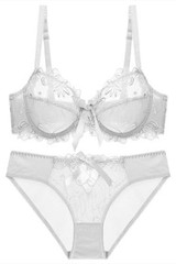 Illusion Dark Blue Lingerie Set